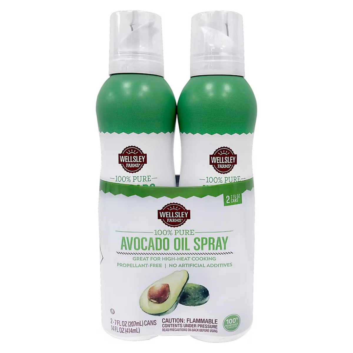 Wellsley Farms Avocado Oil Spray, pack of two 7 fl oz cans