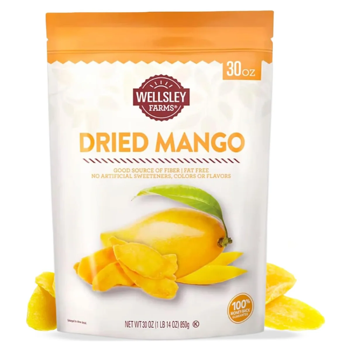 Wellsley Farms Dried Mango Slices, 30 oz bag