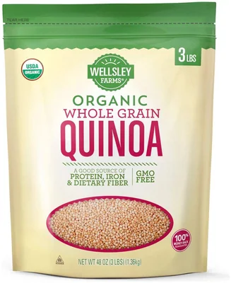 Wellsley Farms Organic Whole Grain Quinoa, 3 lb bag
