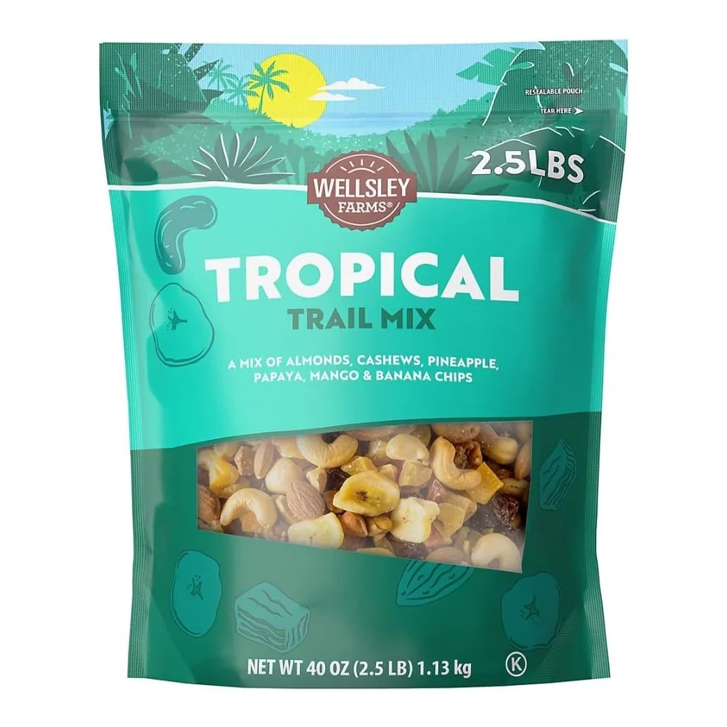 Wellsley Farms Tropical Trail Mix, 40 oz bag